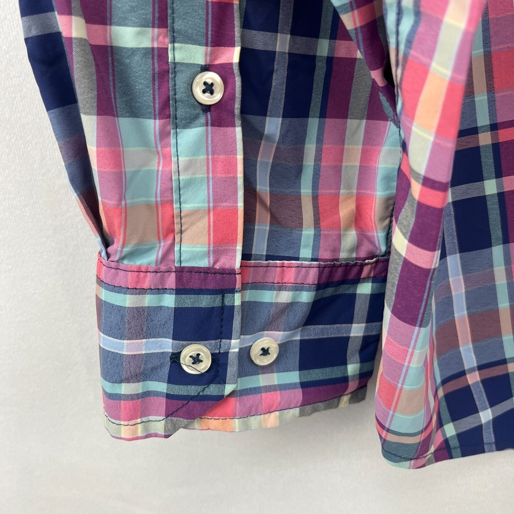 Tommy Bahama Performance Shirt Siesta Key Melbourne Madras Plaid Mens 2X - Picture 7 of 15